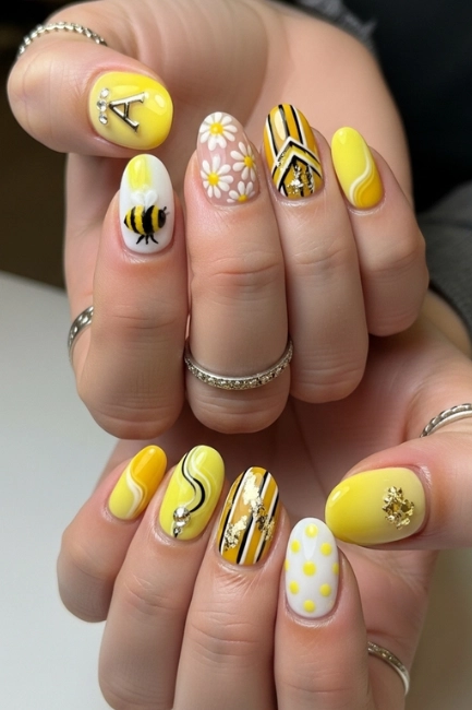 Personalized Yellow Nail Designs