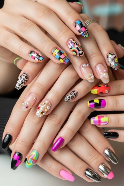 funky nails