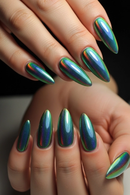 Holographic Nails That Shine