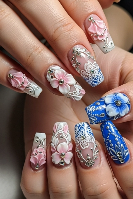 3D Sculpted Nail Designs