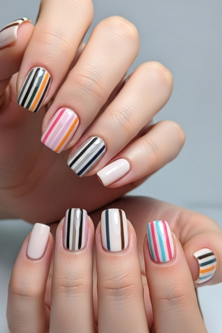 Choosing the Right Color Combinations for Striped Nail Art