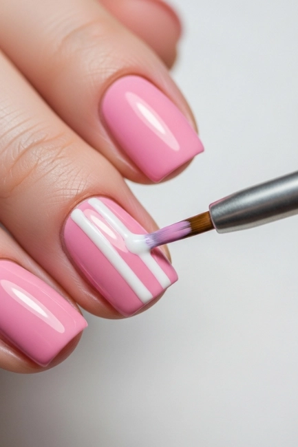 Step-by-Step Guide to Creating Basic Striped Nail Patterns