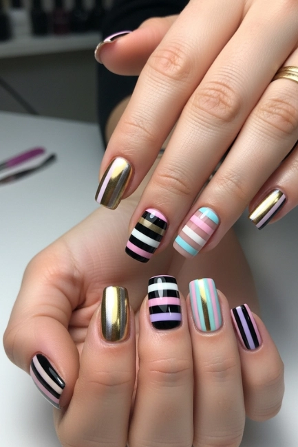 Professional Salon Techniques for Clean Striped Nail Finishing