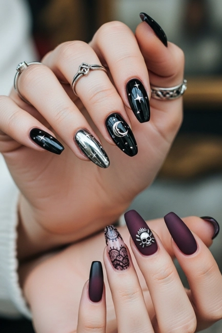 The Psychological Appeal of Dark Aesthetic Nail Styles