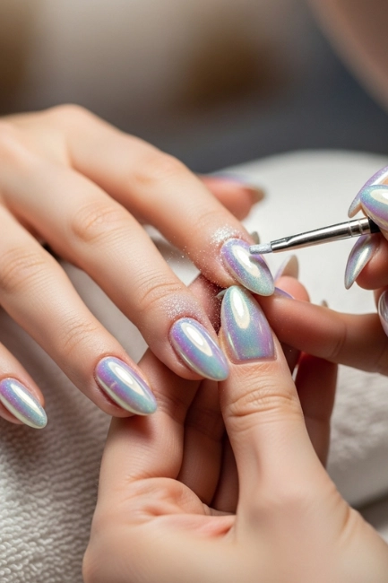 Using Chrome Powder Techniques to Achieve a Perfectly Smooth and Radiant Glow