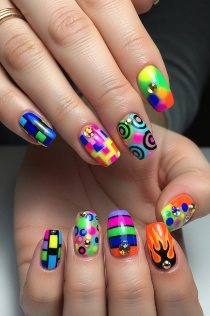 Exploring Bold Color Combinations That Define Modern Expressive Nail Styling Trends