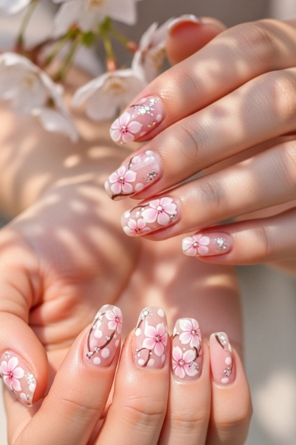 How Lighting and Presentation Enhance the Beauty of Floral Nail Designs