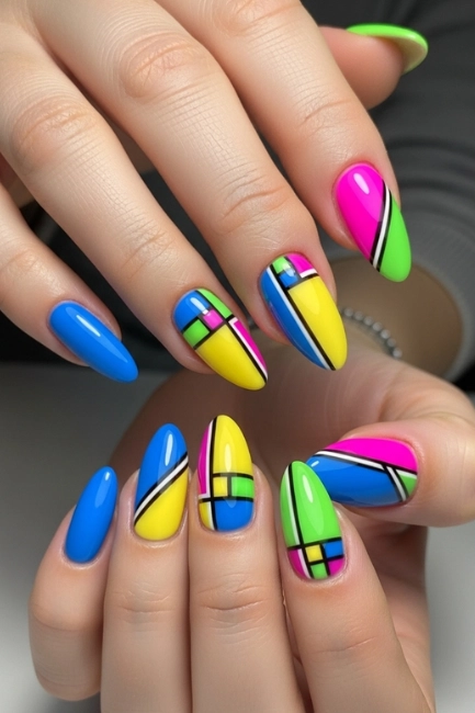 Balancing Bright Colors with Clean Design for Better Visual Appeal