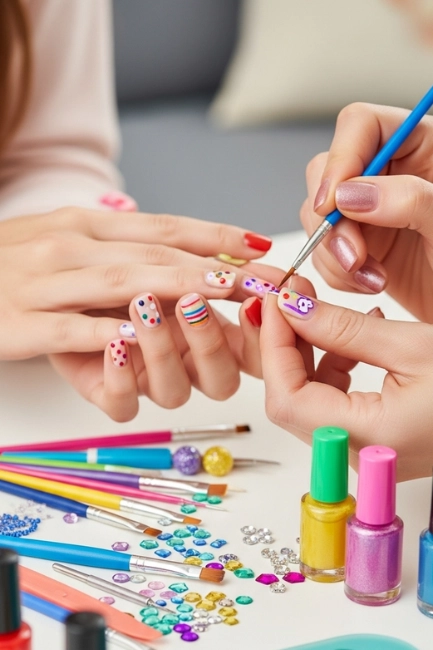 DIY Techniques for Creating Playful Nail Art Designs at Home Easily