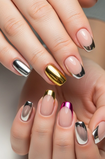 Exploring Popular Color Combinations That Enhance Chrome Nail Designs Beautifully