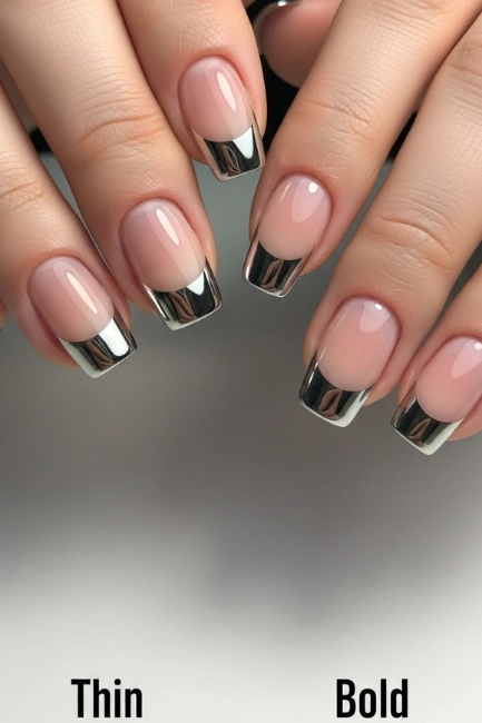 Creating Thin vs Bold Chrome Tips for Different Style Preferences