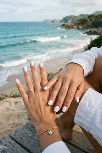 santorini nails