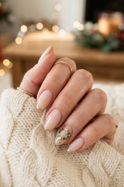 Minimal Accent Nail Designs for a Clean Holiday Look