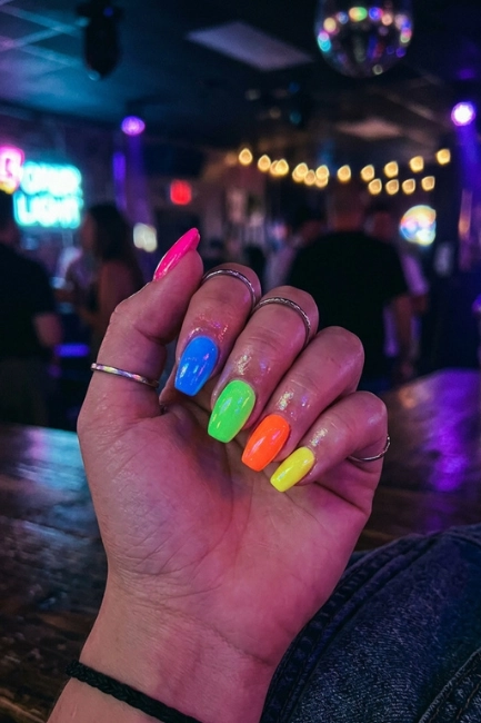 Neon Color Designs for High Impact Looks