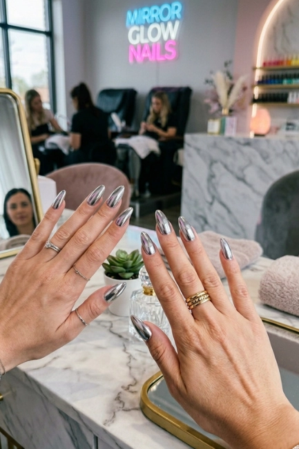 Chrome Nail Effects for Trendy Style