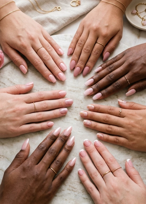 Soft Pink Nails Across Every Variation