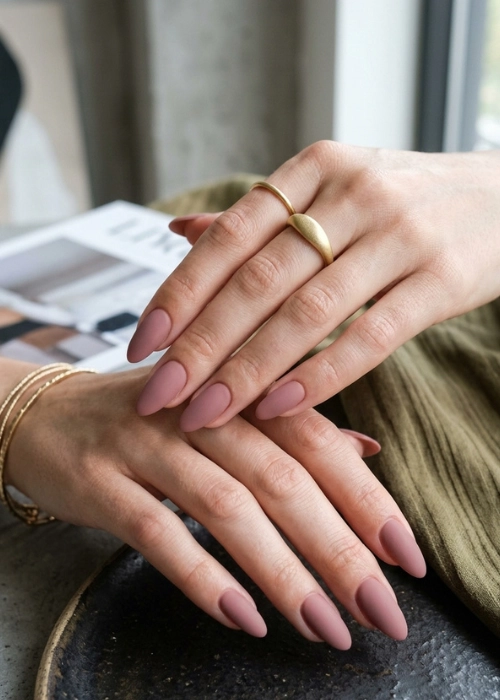 Matte Soft Nails for a Modern Editorial Edge