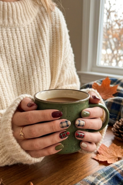 Plaid Nails and the Autumn-Winter Aesthetic Connection