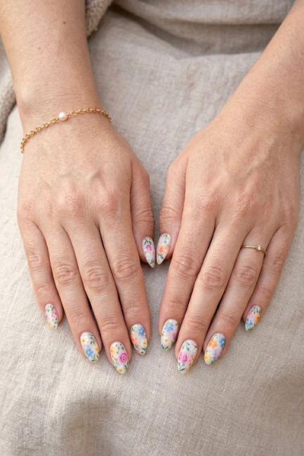 Floral Nail Designs for a Soft and Stylish Touch