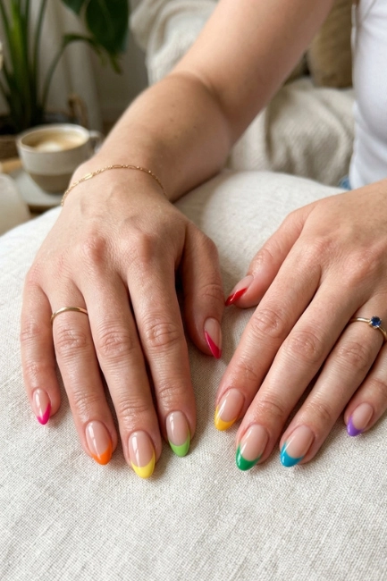 Smile Line Nail Designs for a Playful Expression