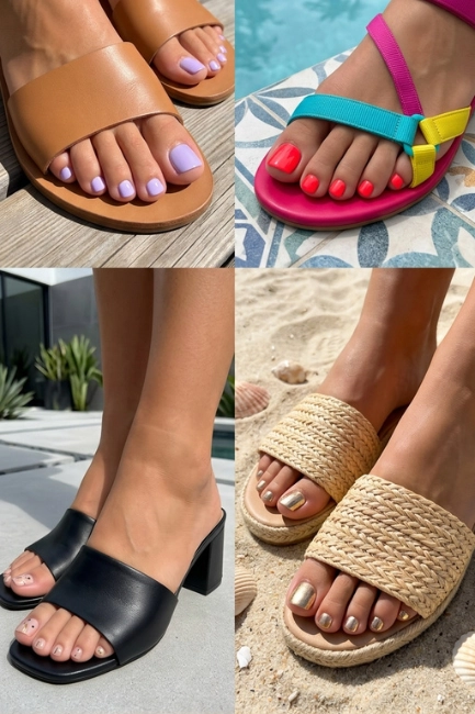 Summer Pedicure Styles That Complement Sandal Trends