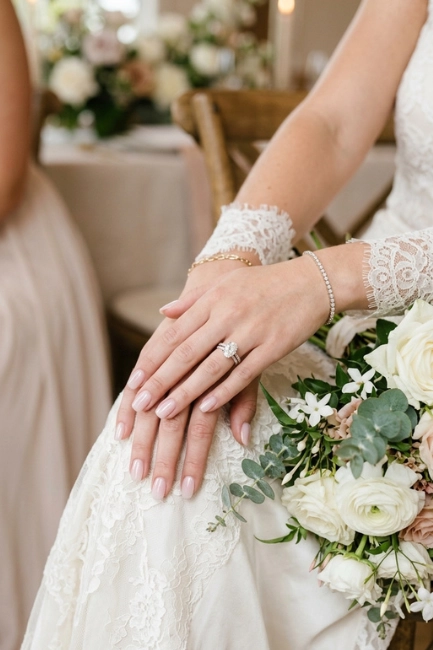 Bubble Bath Nails for Bridal and Wedding Occasions